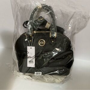 Marilyn Monroe Black Handbag Purse Detachable Strap 2 Handles NWT